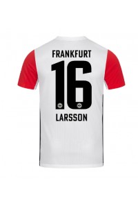 Eintracht Frankfurt Hugo Larsson #16 Fotballdrakt Hjemme Klær 2024-25 Korte ermer